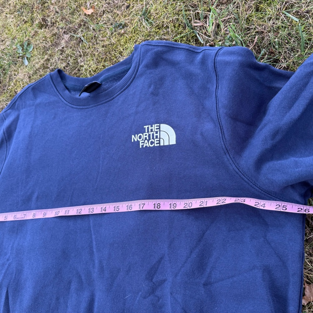 The North Face Men's Navy Blue Crewneck Sweater Size Large Long Sleeve - Picture 5 of 6